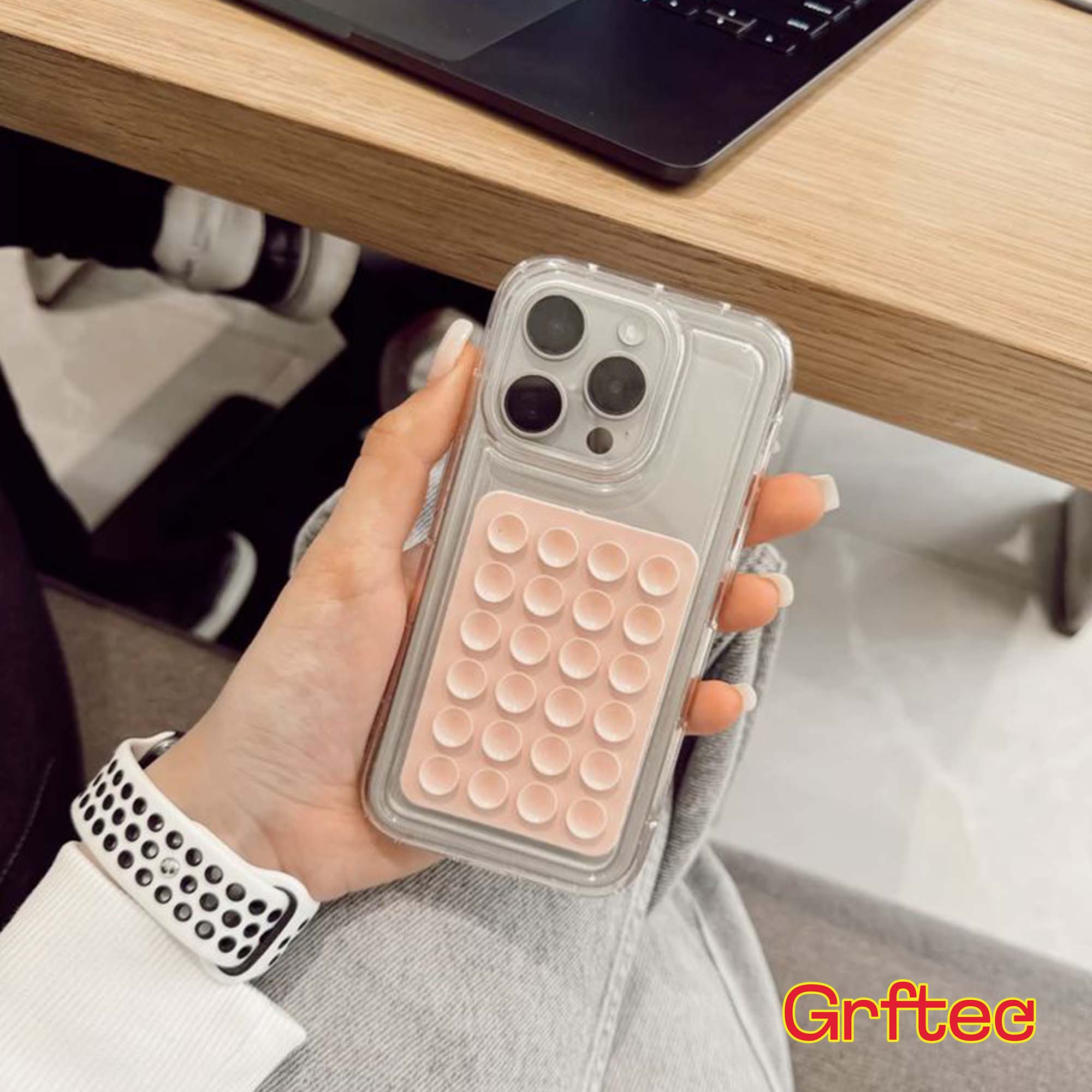 Octopux - Silicone Phone Back Sticky Case