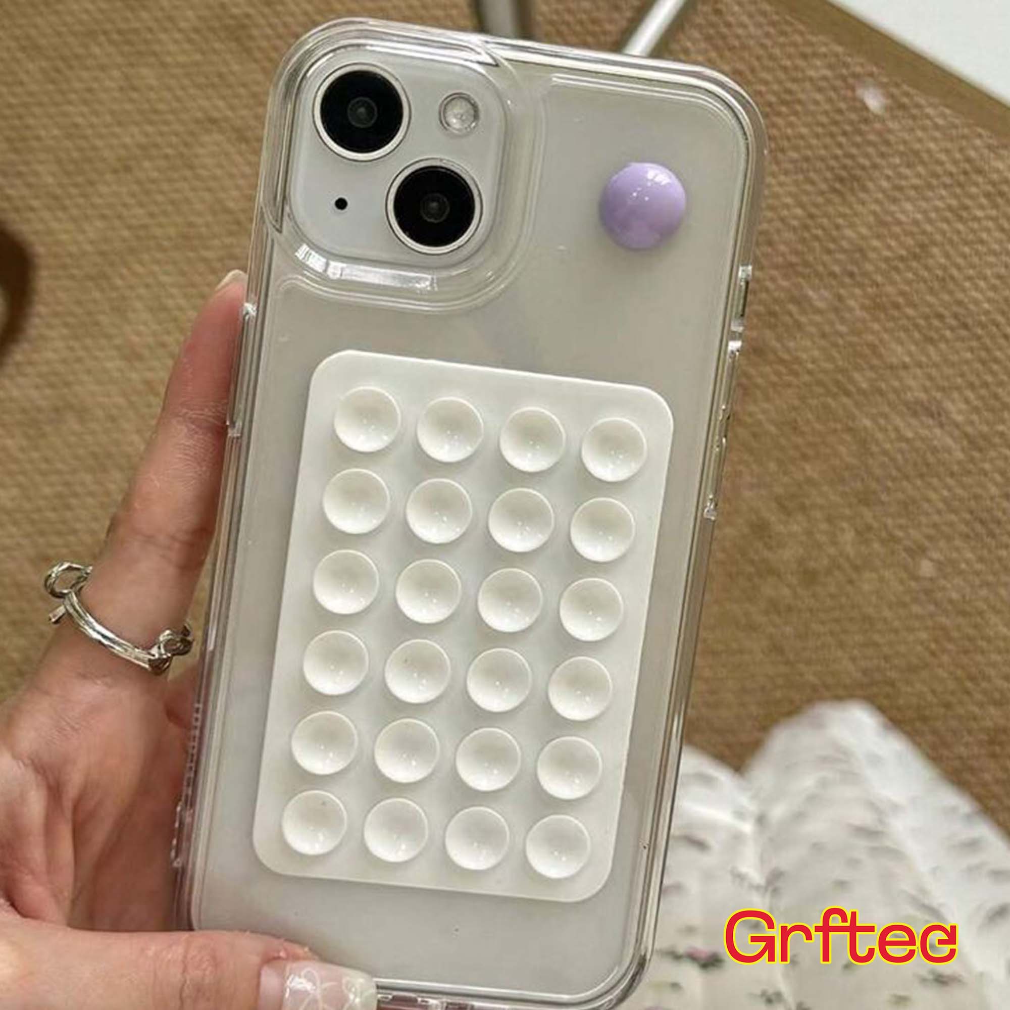 Octopux - Silicone Phone Back Sticky Case