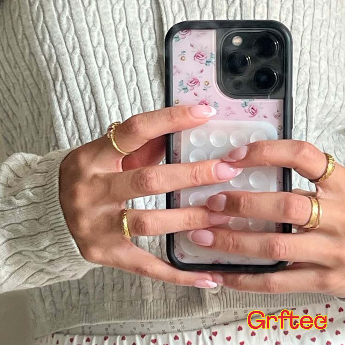 Octopux - Silicone Phone Back Sticky Case