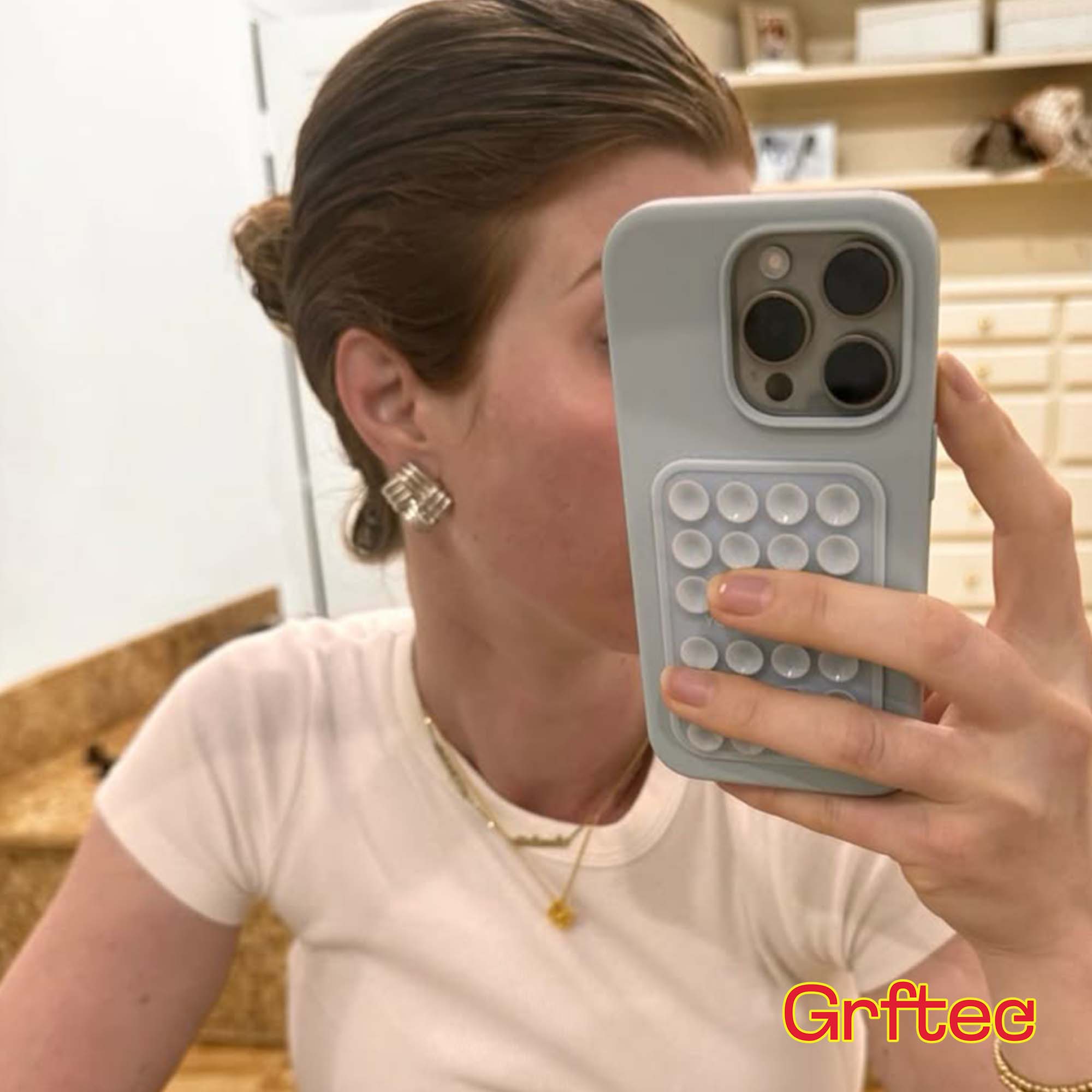 Octopux - Silicone Phone Back Sticky Case