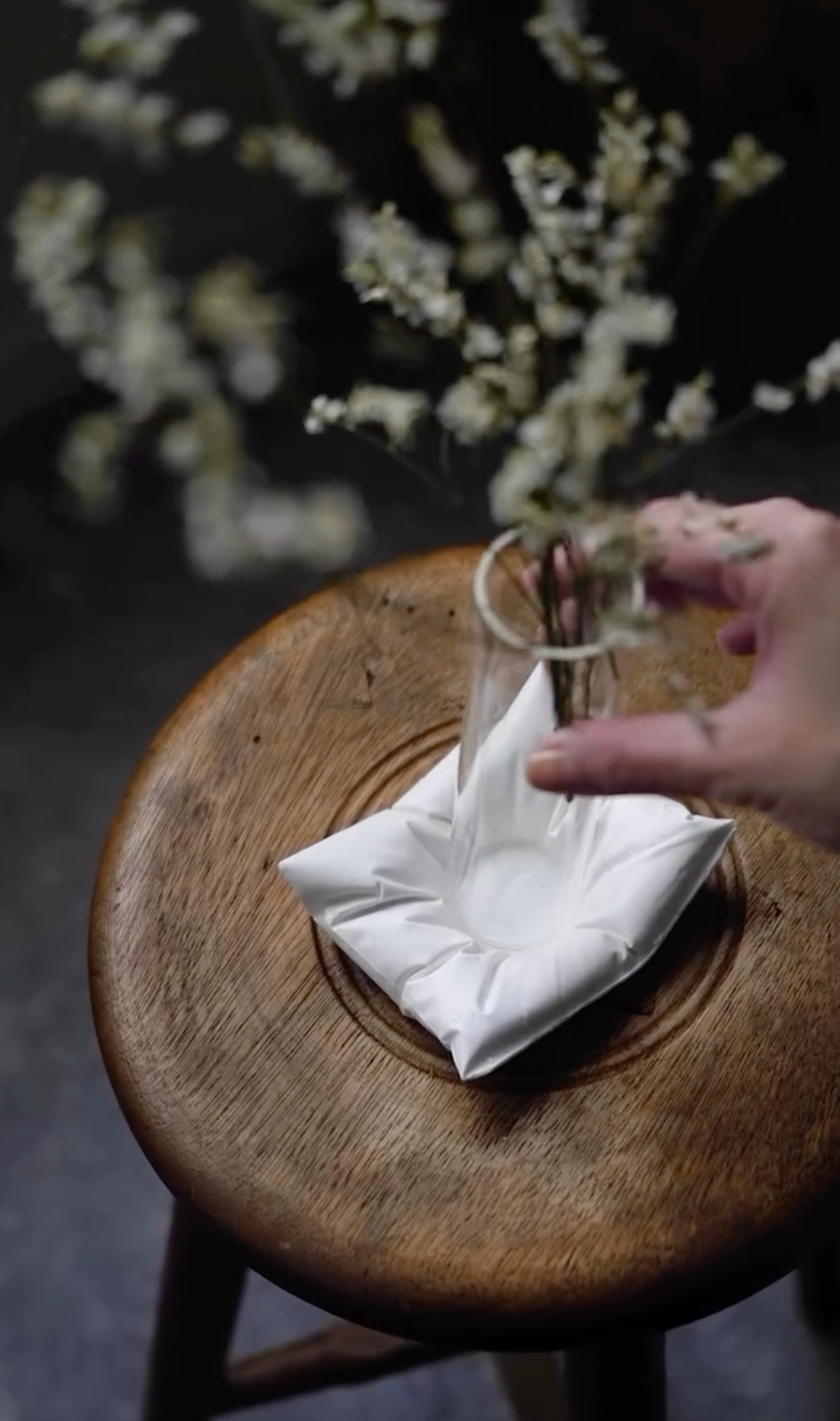 Artistic Pillow - Pack of 3 Candle Stand with Candles